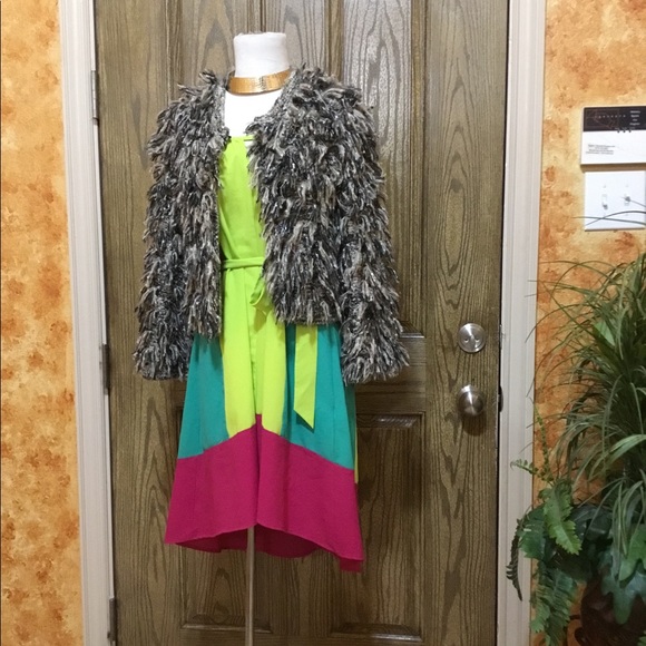 Karlie color block Halter neck high low dress - Picture 8 of 8